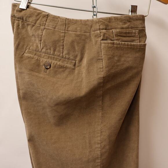 J Jill Stretch Corduroy Pants Size 10 Straight Front 2 Pockets Front Zip Khaki79 - Picture 12 of 16